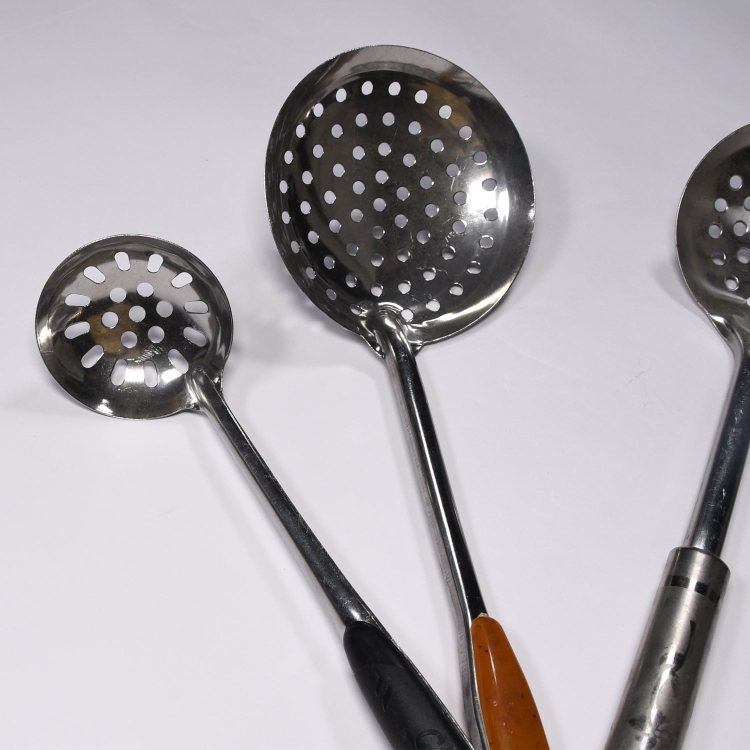 7010 Mix Stainless Steel Heavy Serving Spoon, Turner for Cooking, Serving, Mixing with Plastic Handle |Steel Kitchen Tools Mix Design 1Pc DeoDap 7010 Mix Stainless Steel Heavy Serving Spoon, Turner for Cooking, Serving, Mixing with Plastic Handle |Steel Kitchen Tools Mix Design 1Pc DeoDap